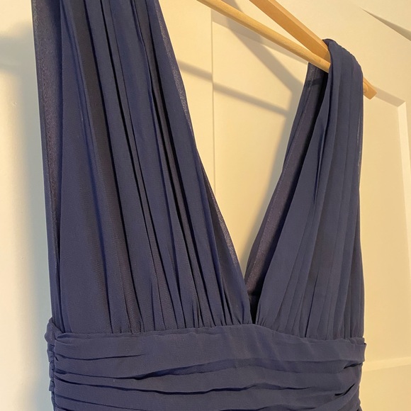 Navy Blue Maxi Dress - Picture 1 of 5